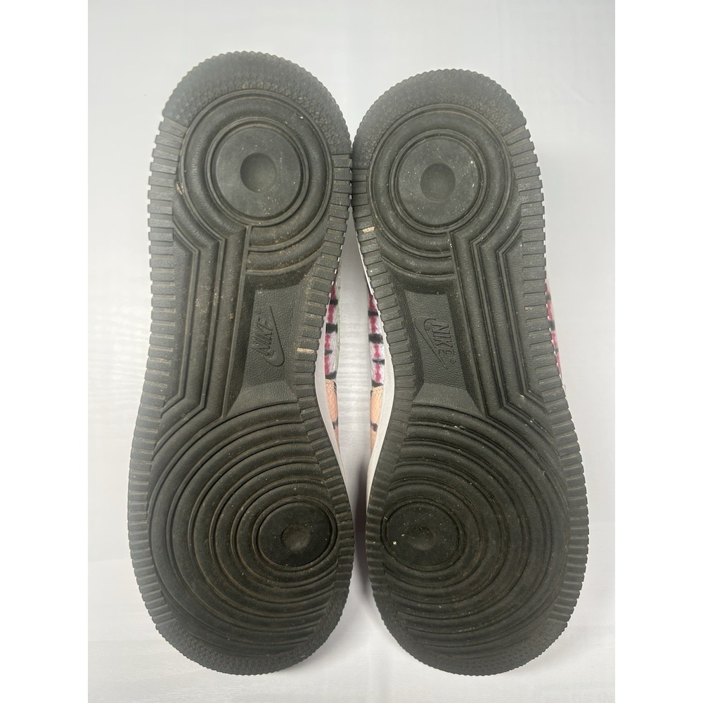 Nike Air Force 1 Low Black Tye Dye WMNS - Sz 12 - CW1257 101 -β Pre Owned/No Box - Picture 4 of 7